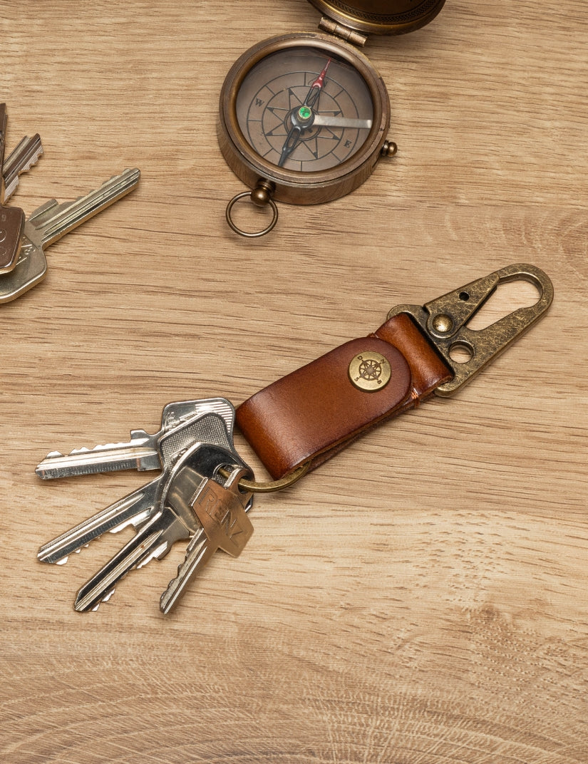 Individual leather keychains, the perfect gift