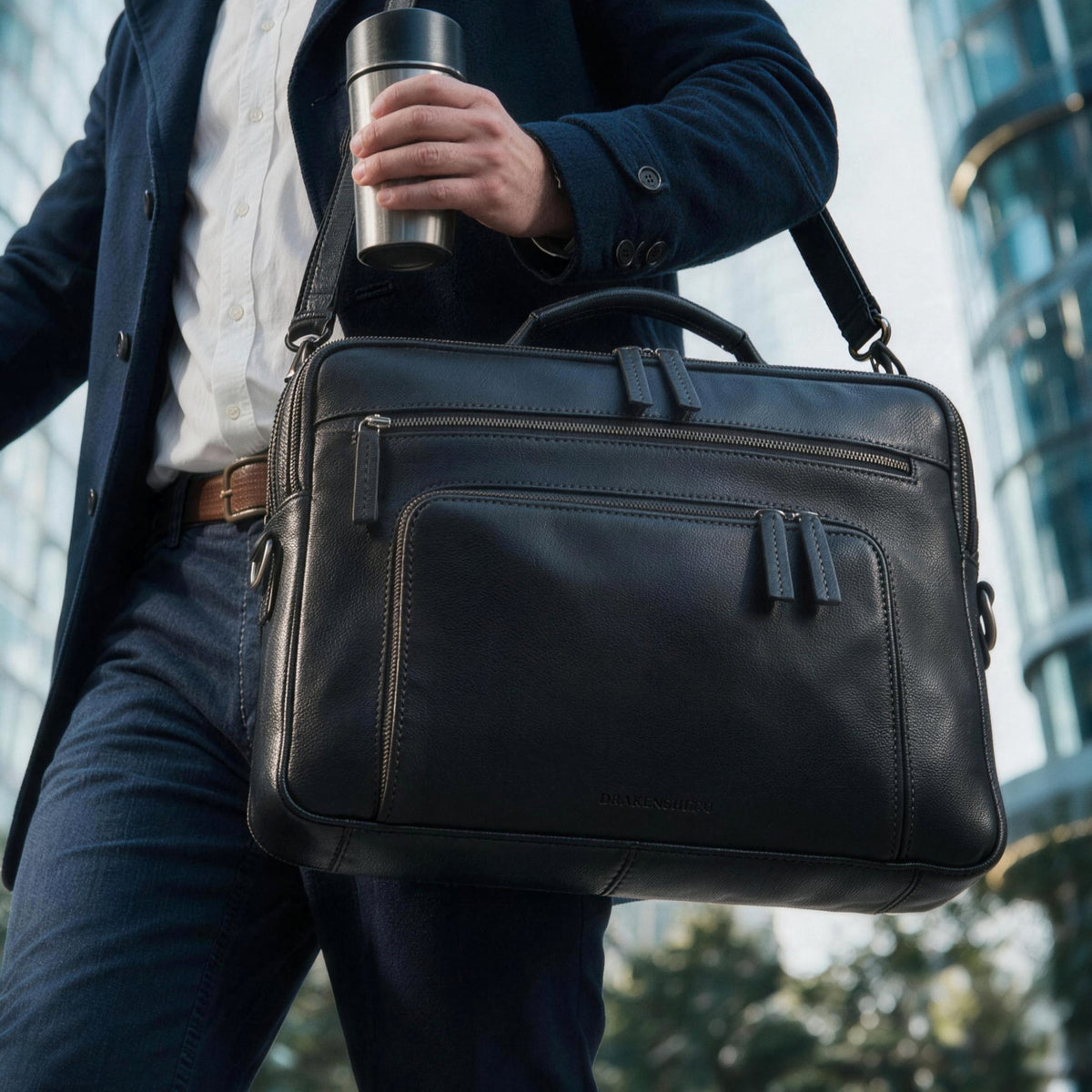 Briefcase »Silvio« Black