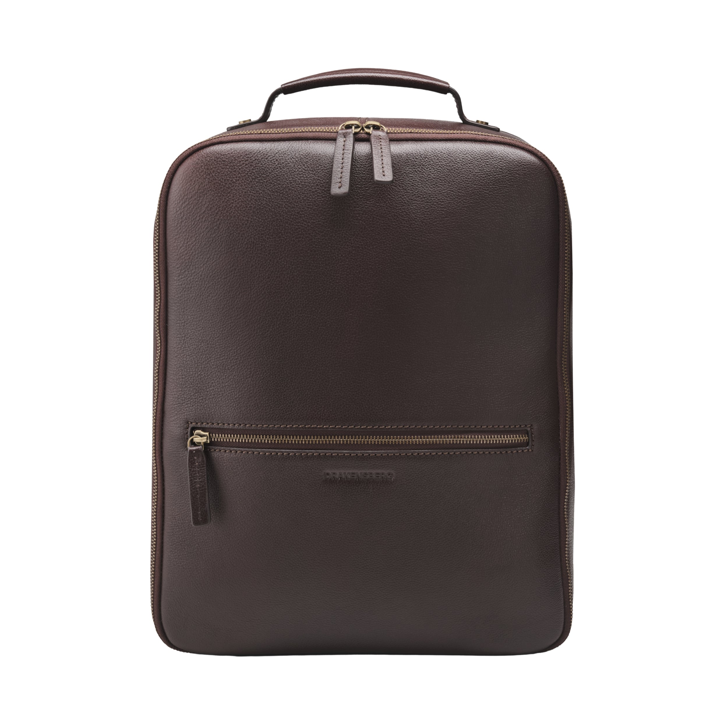 48h Business-Rucksack Armando in Schoko-Braun – Vorderansicht