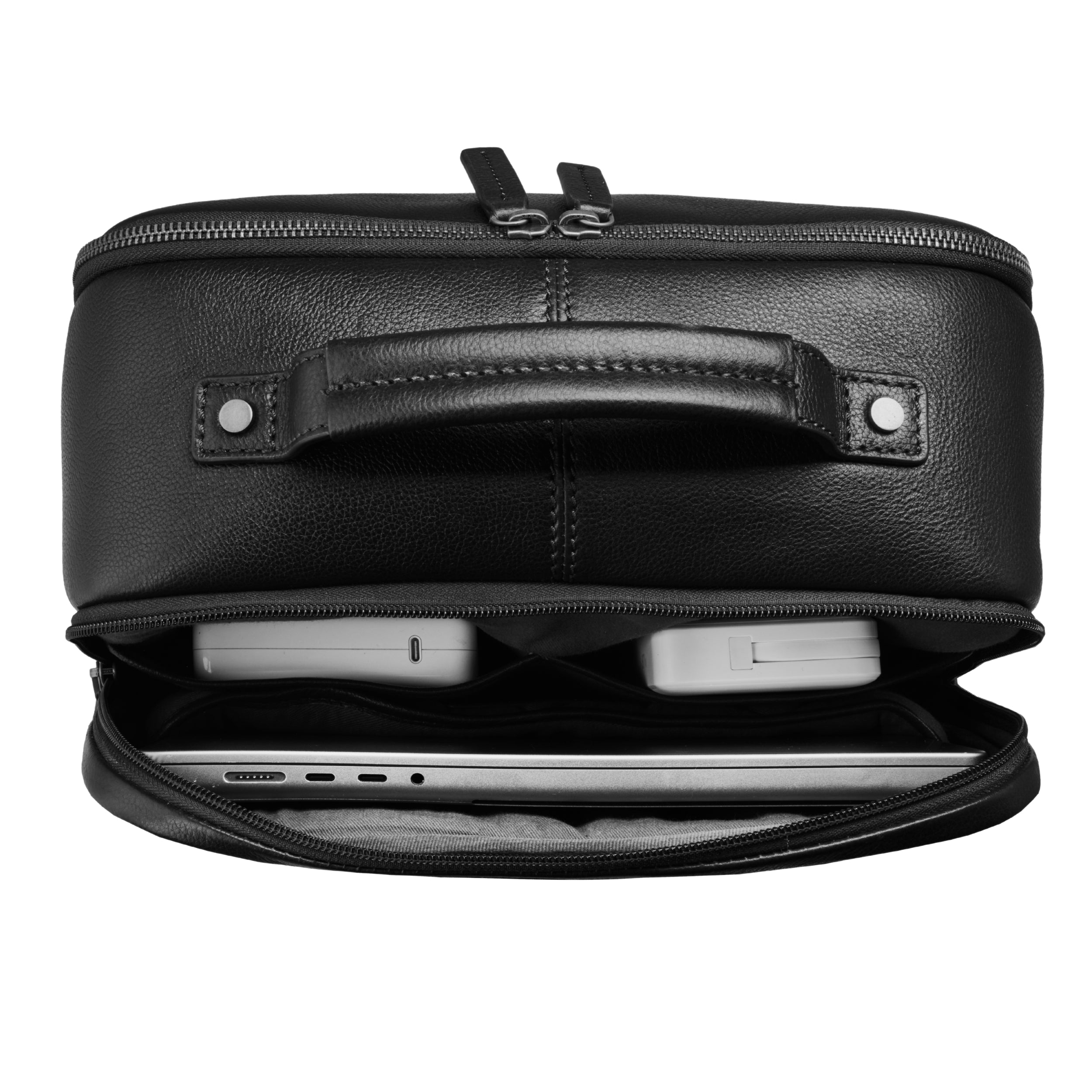 Separate padded laptop compartment of Armando in Black