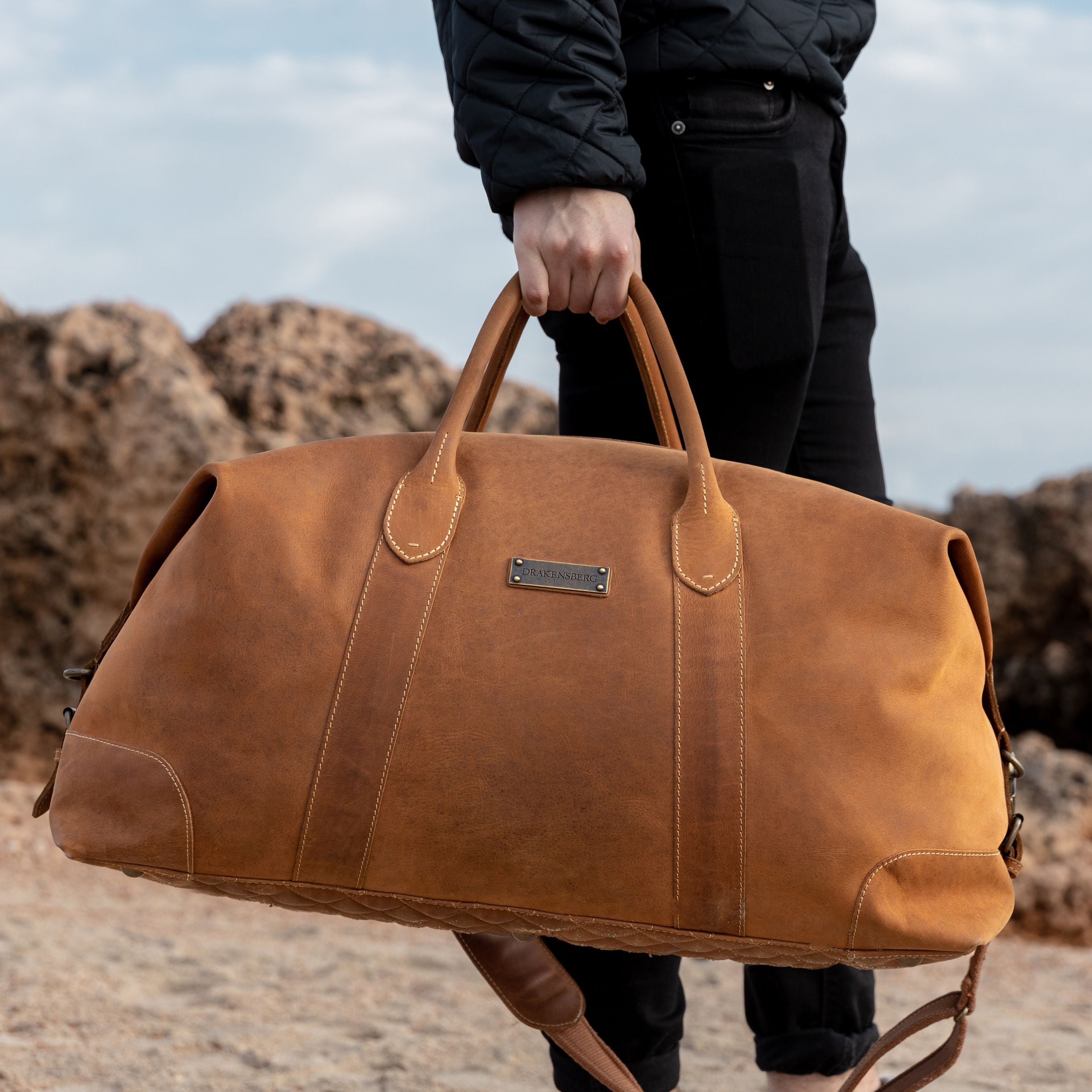 Set/3 Weekender »David«, Kulturbeutel & Gepäckanhänger