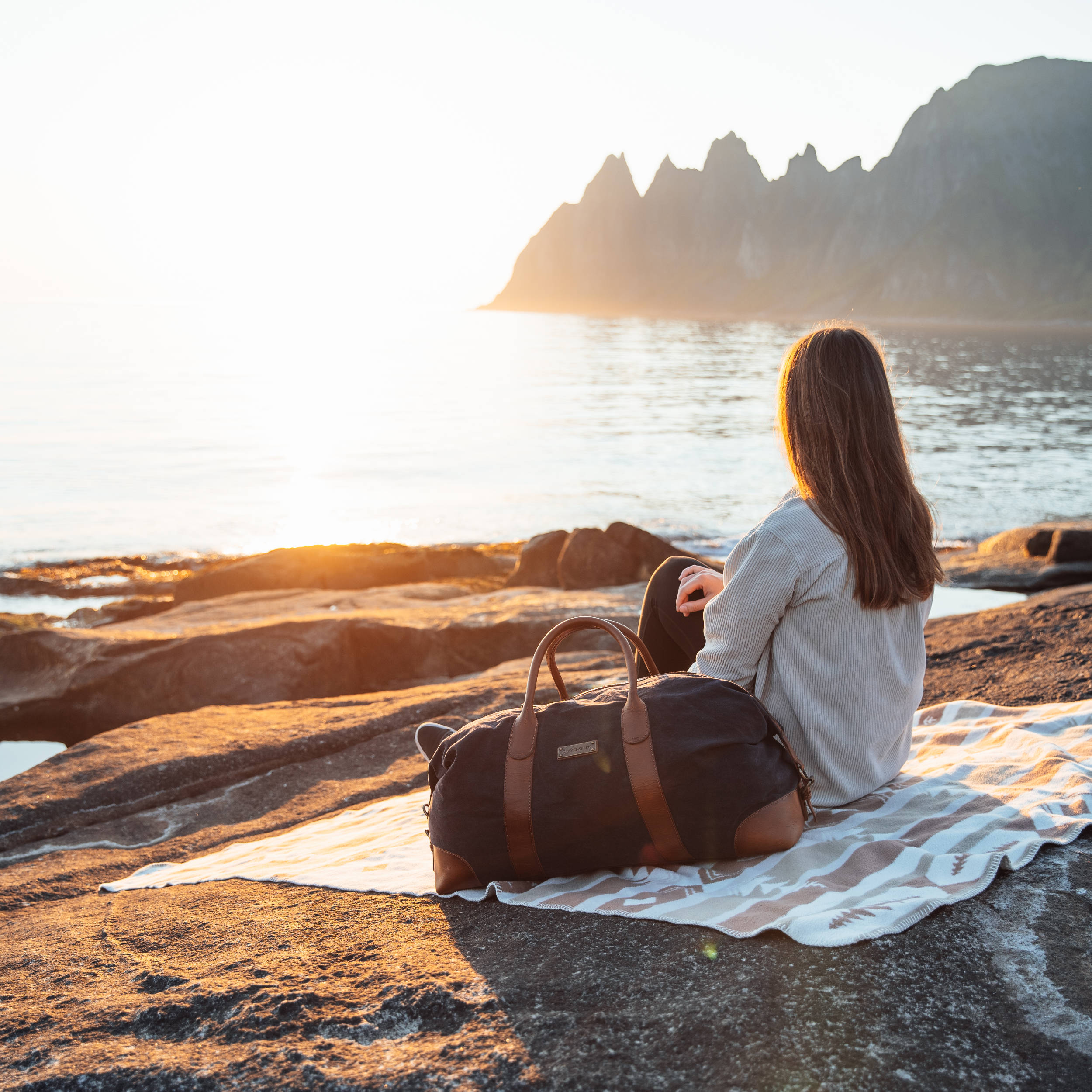 Set/2 Weekender »David« (60) & Kulturbeutel »Glen«