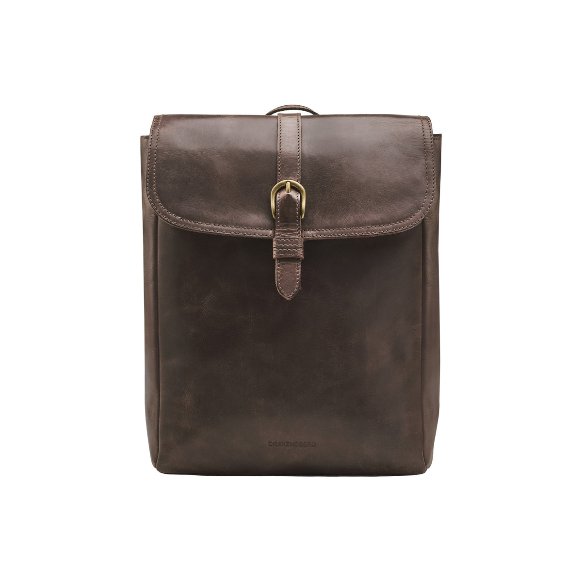 Sac à dos en cuir Tara Brun Café – vue de face