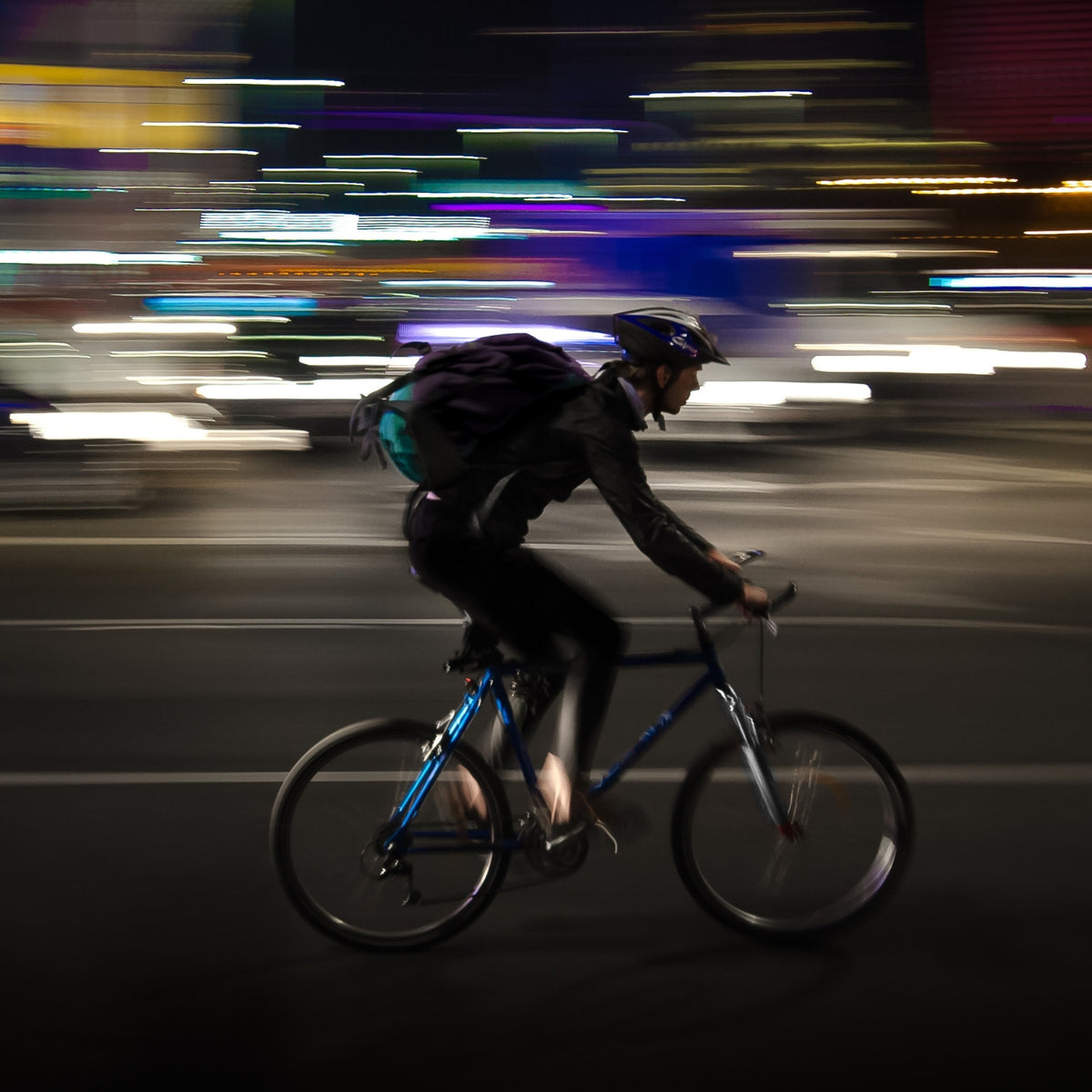 Fahrradkurier-Motiv als Inspiration für den Rolltop-Rucksack Ryan