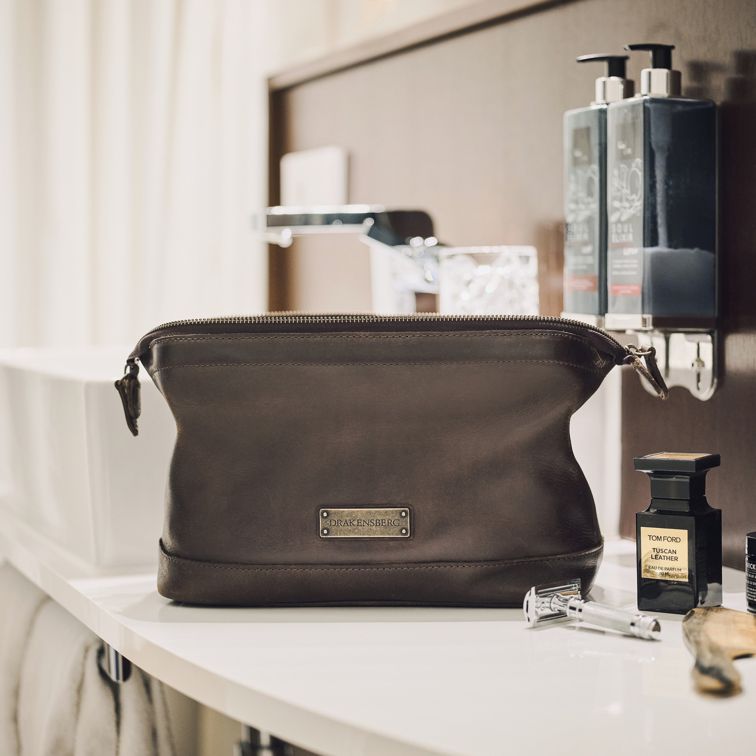 Ensemble de sac week-end »David« & Trousse de toilette »Ruby«