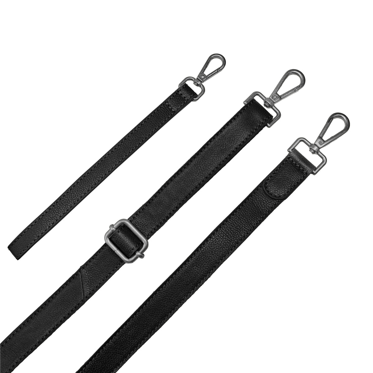 Roberto wristlet in Black with wrist and shoulder straps