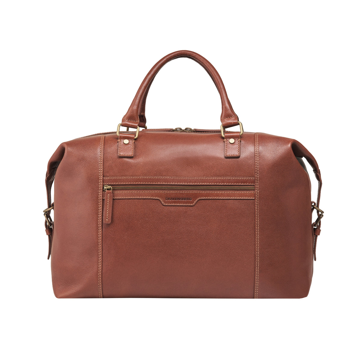 Reisetasche Marcello in Kastanien-Braun von vorn