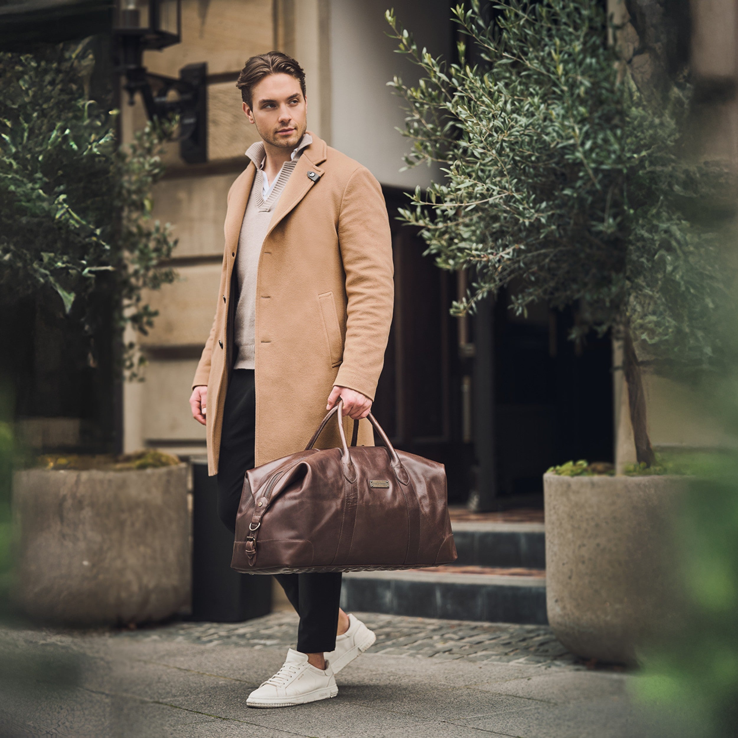 Ensemble de sac week-end »David« & Trousse de toilette »Ruby«