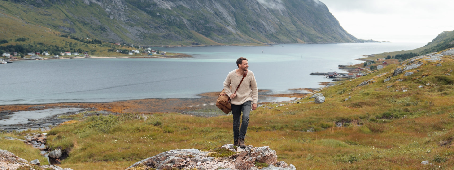 Reisetaschen für Herren und Männer von DRAKENSBERG - hochwertige Reise-Begleiter, handgemacht und nachhaltig - 16-9