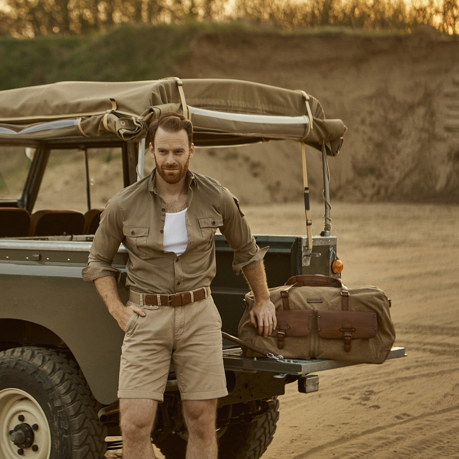 Die Kimberley Kollektion von DRAKENSBERG - Reisegepäck aus Baumwolle und Leder im Safari-Stil der des 19. Jahrhunderts