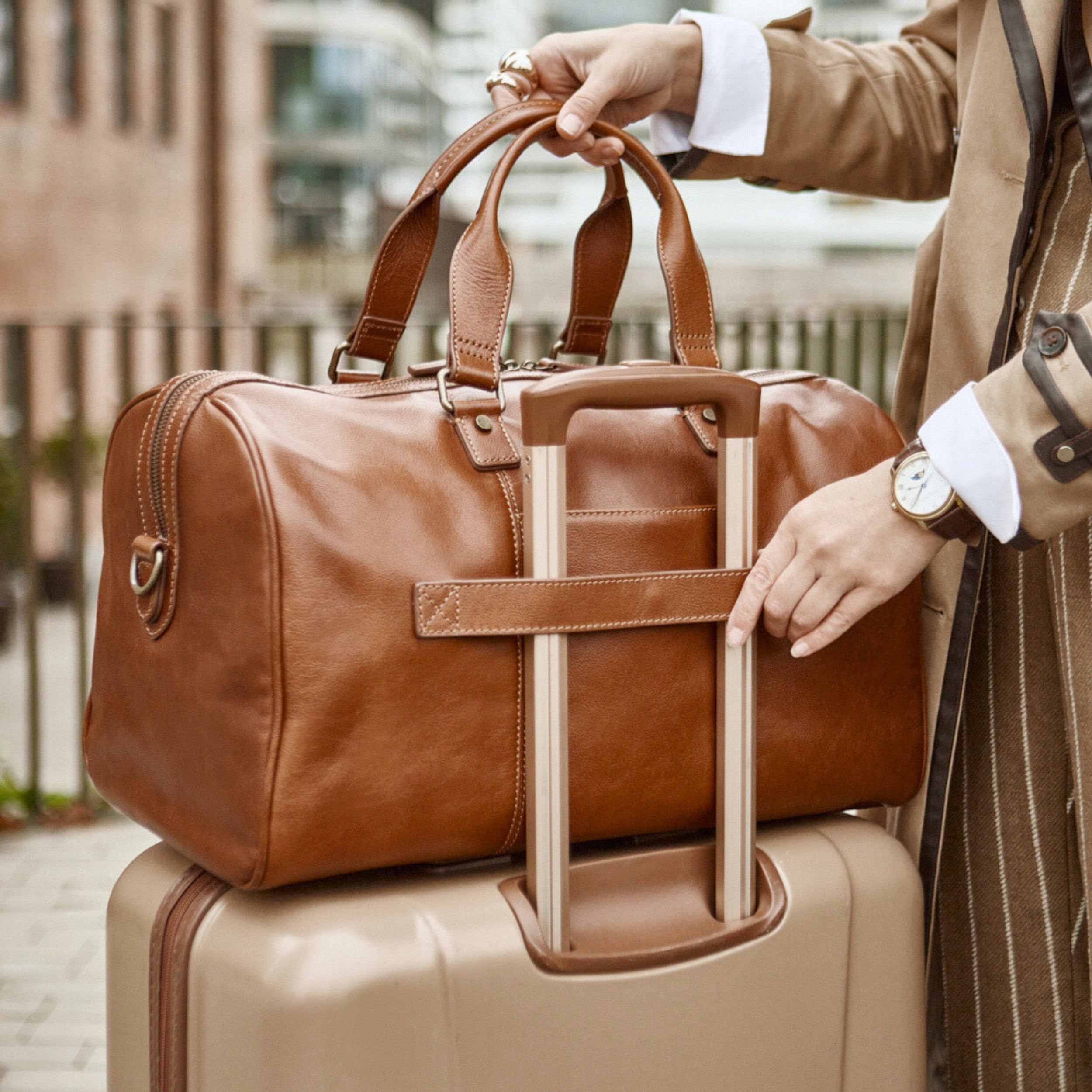 Set/2 Weekender »Romeo« & Reisebrieftasche »Travis«