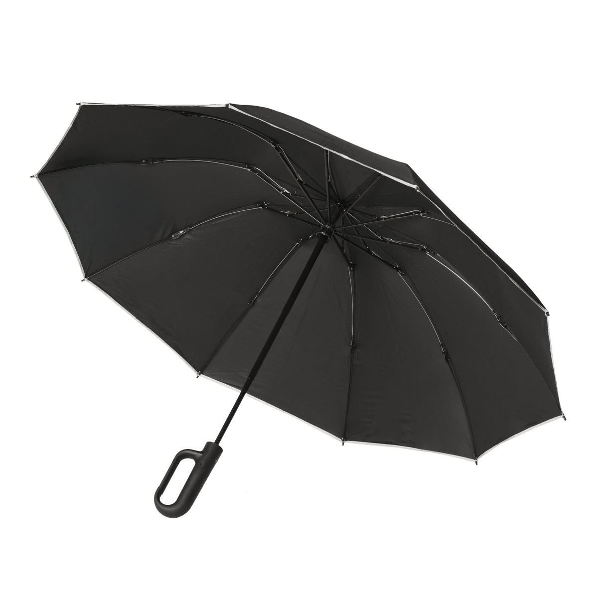 Unterseite des geöffneten Regenschirms Nimbus mit verstärktem Fiberglasgestänge
