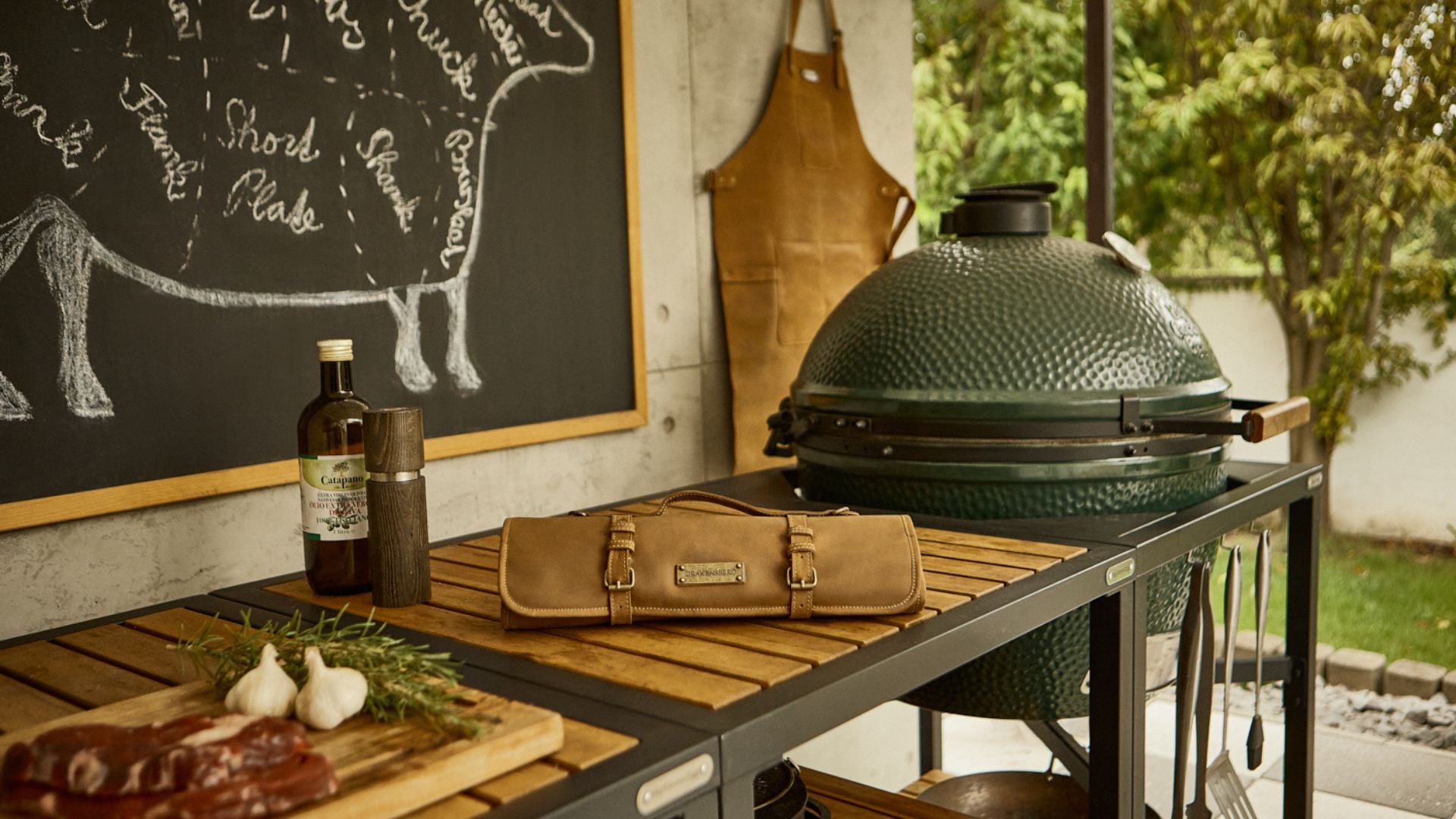 Leder Messertasche für Kochmesser im Video - Messer-Etui Blade - Video2