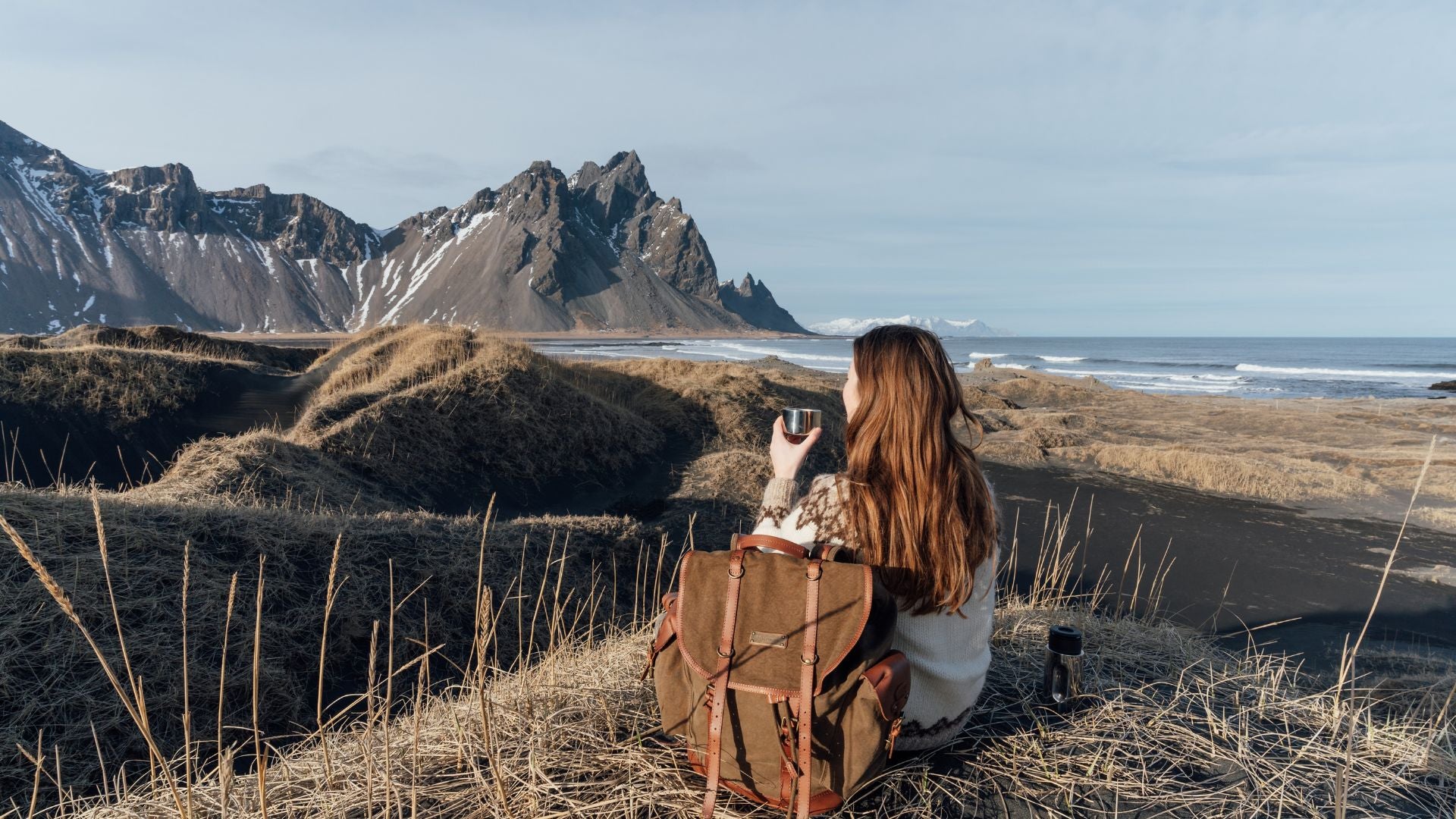 Canvas Leder Rucksack Herny für Damen und Herren hochwertig im Bergsteiger-Retro-Design - Video2