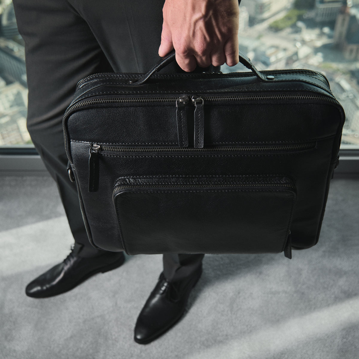 Briefcase »Silvio« Black