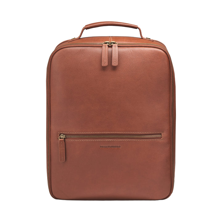 Sac à dos business 48 h Armando en Marron Châtaigne – vue de face