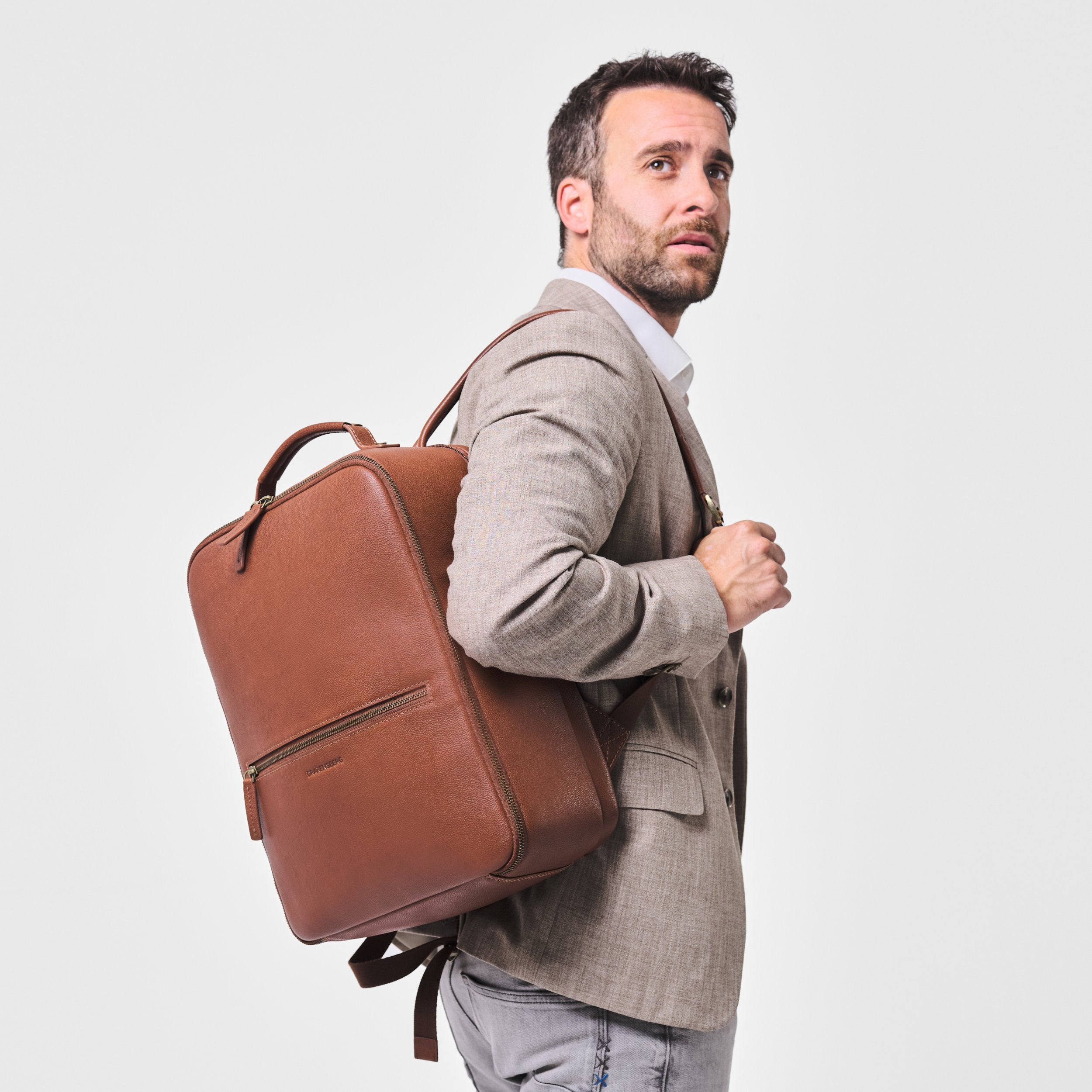 48h Business-Rucksack »Armando« Kastanien-Braun