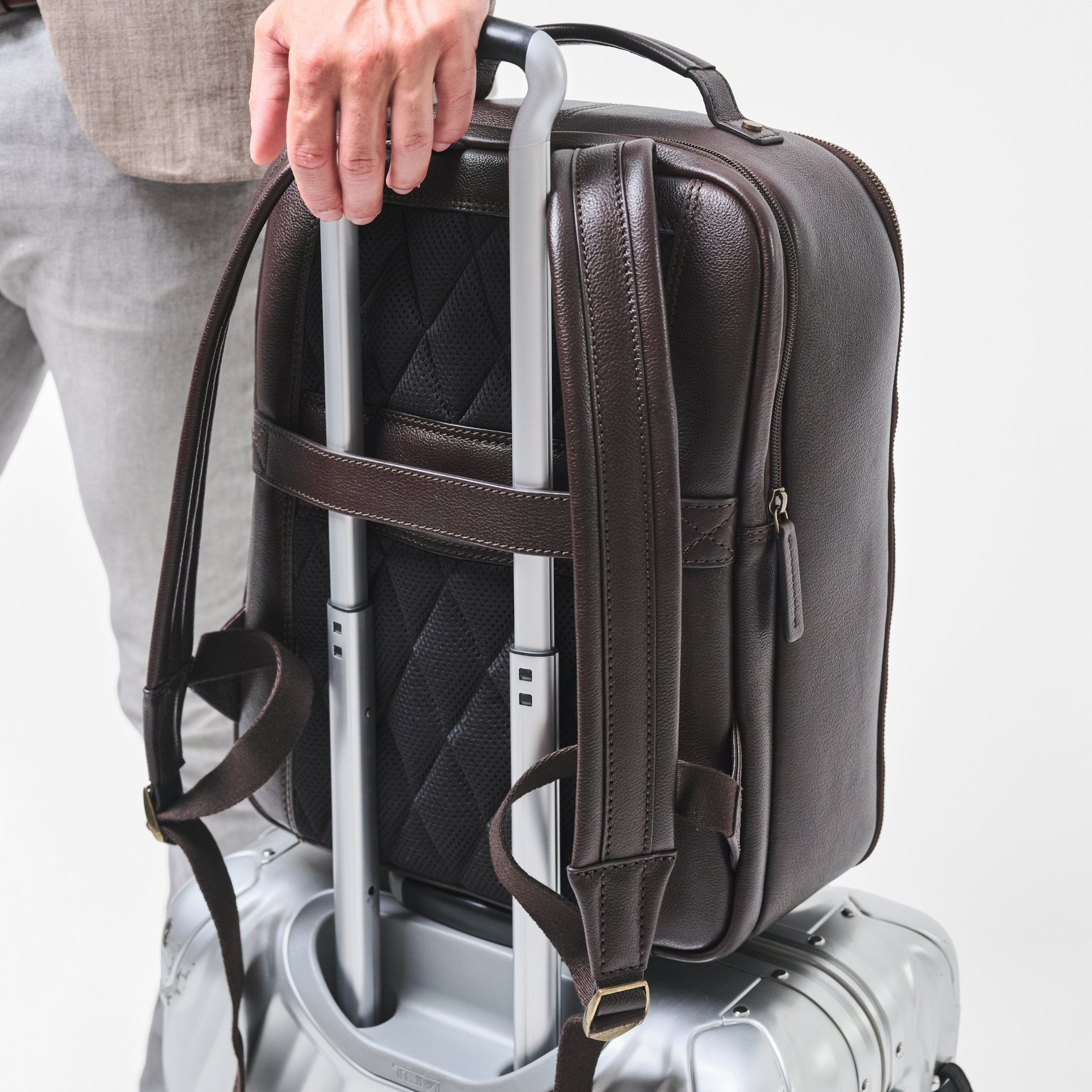 48h Business-Rucksack »Armando« Schoko-Braun