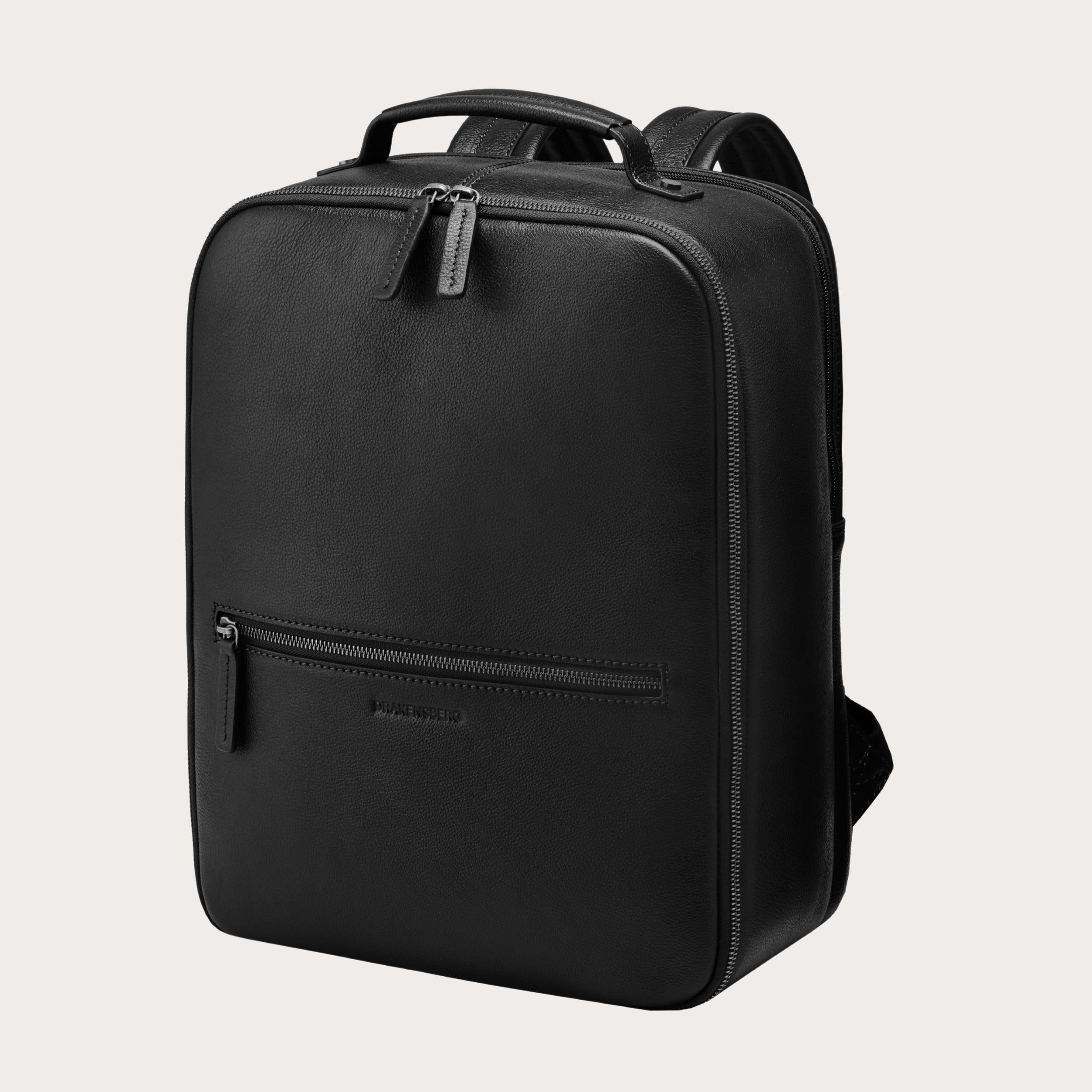 48h Business-Rucksack Armando in Schwarz – Dreiviertelansicht