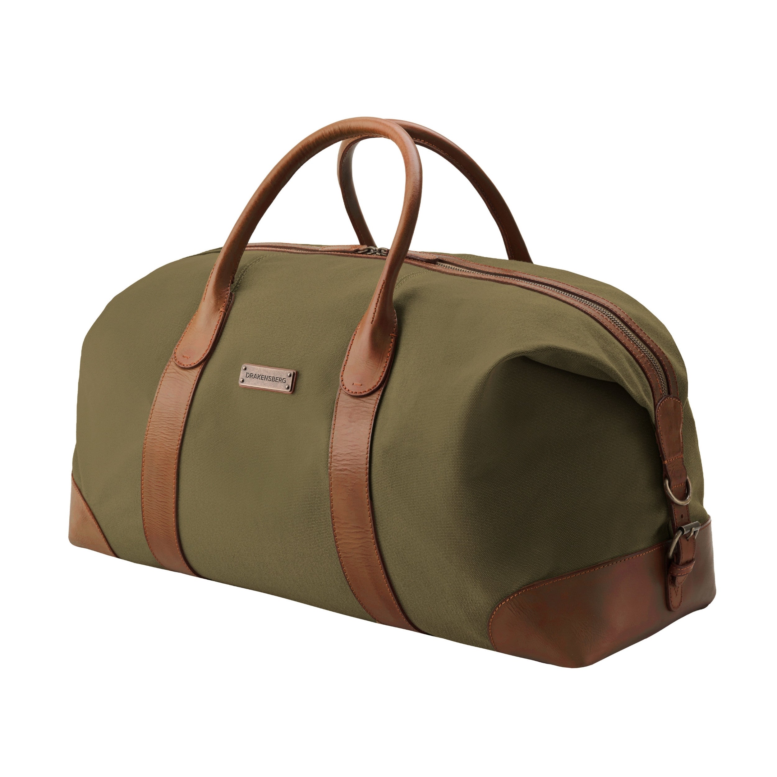 Canvas Classic Weekender Bag Weekender »David« (60) Olive-green