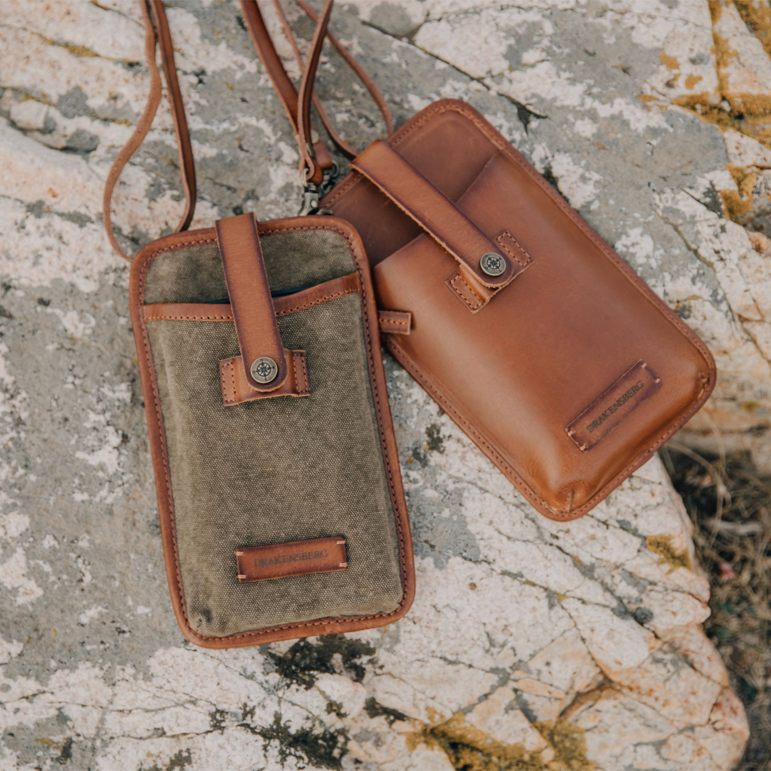 Neck Pouch Cell Phone Carrying Case With Shoulder Strap Universal