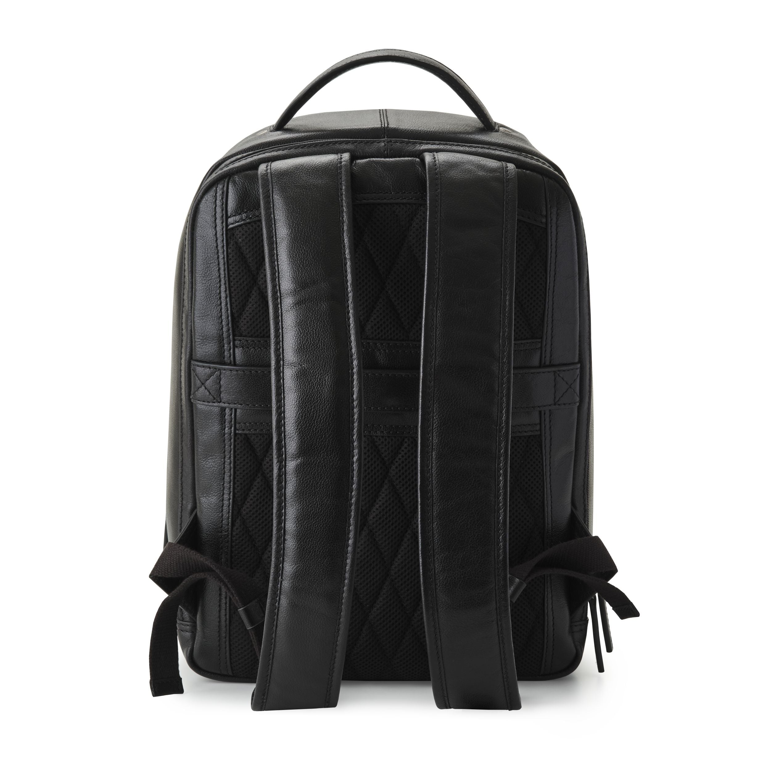 Gepolsterte Rückseite des Business-Rucksacks Frederico in Schwarz