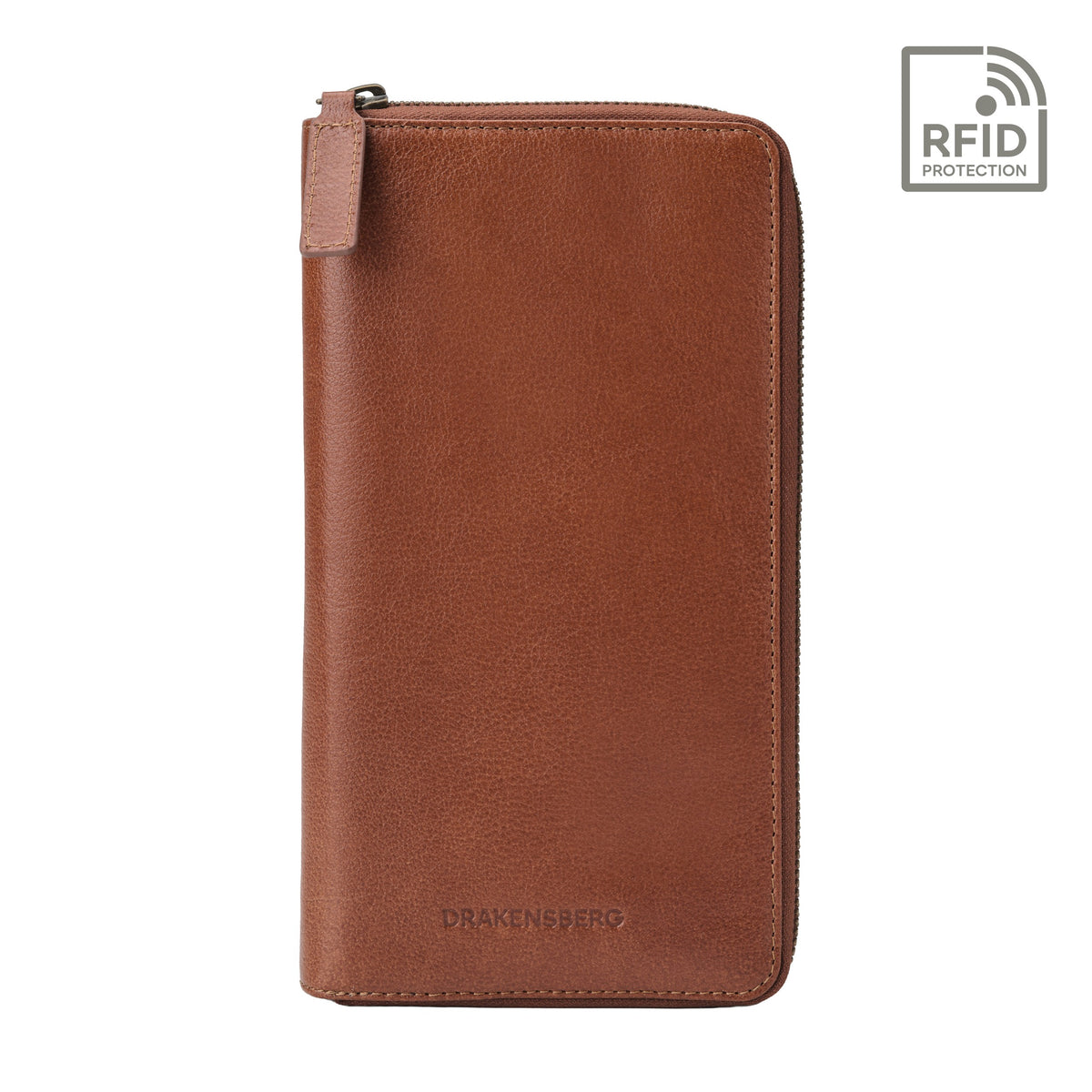 Leather Travel Wallet Organizer »Travis« Brown | DRAKENSBERG