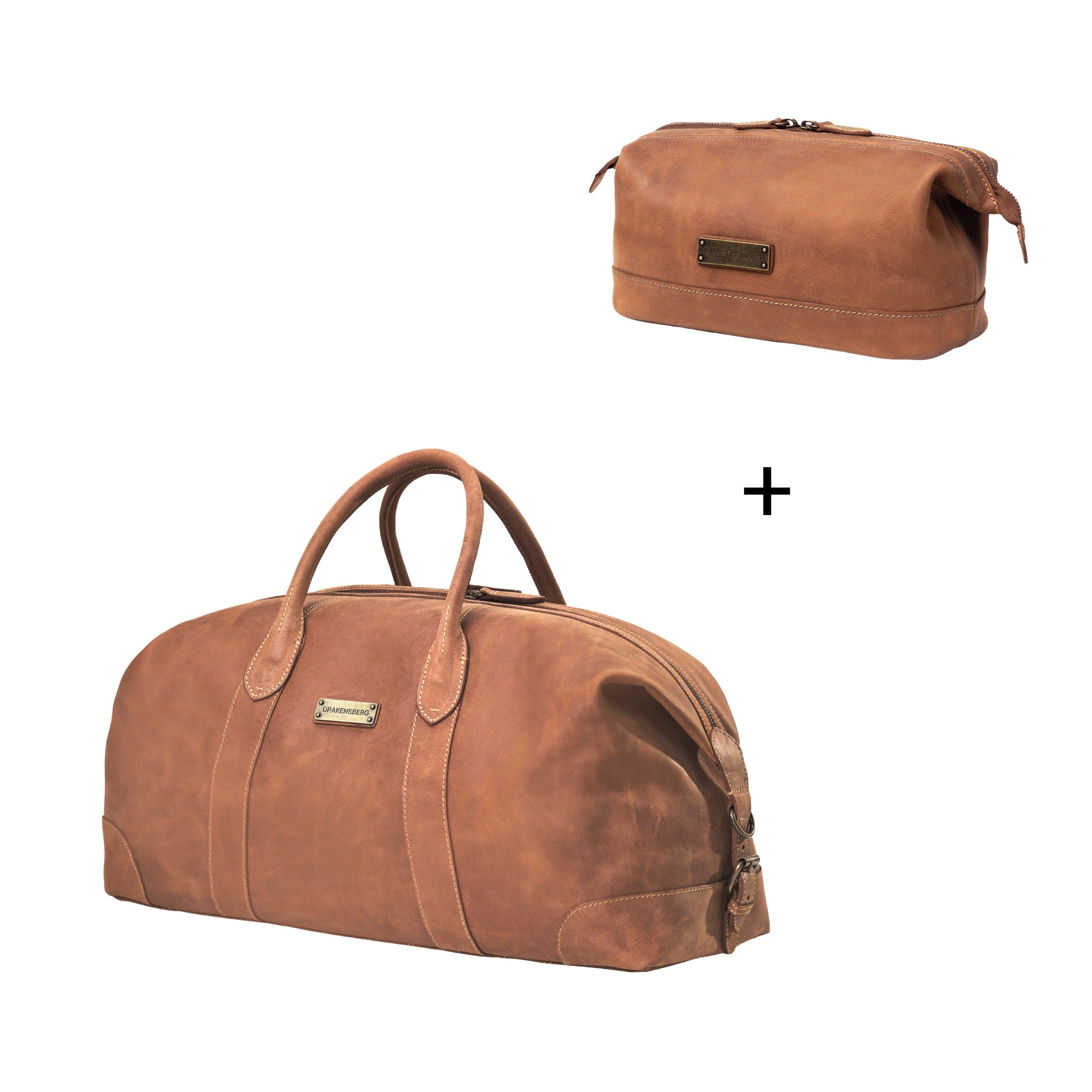 Set/2 weekender »David« (55) & toiletry bag »Ruby«