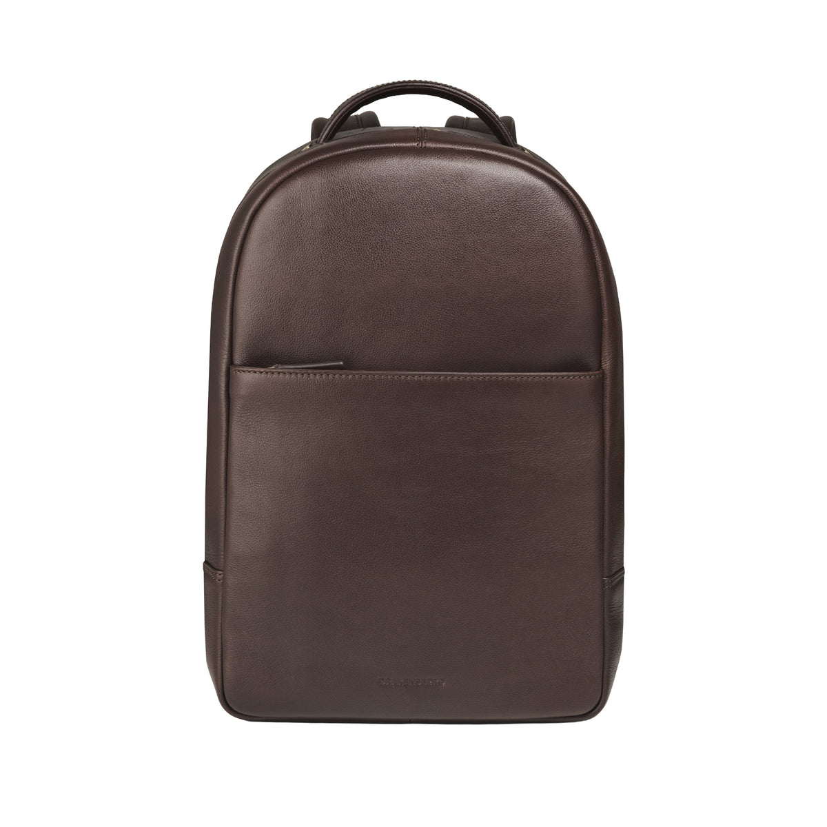 Lederrucksack Antonio in Schoko-Braun – Vorderansicht