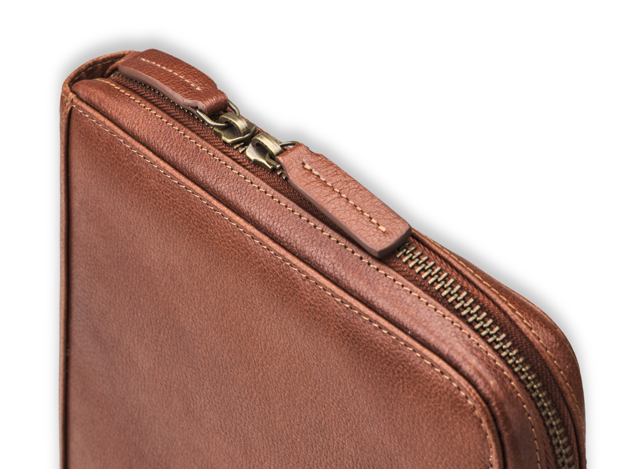 Zip métallique et finition en cuir de buffle de l’étui tablette Nolan
