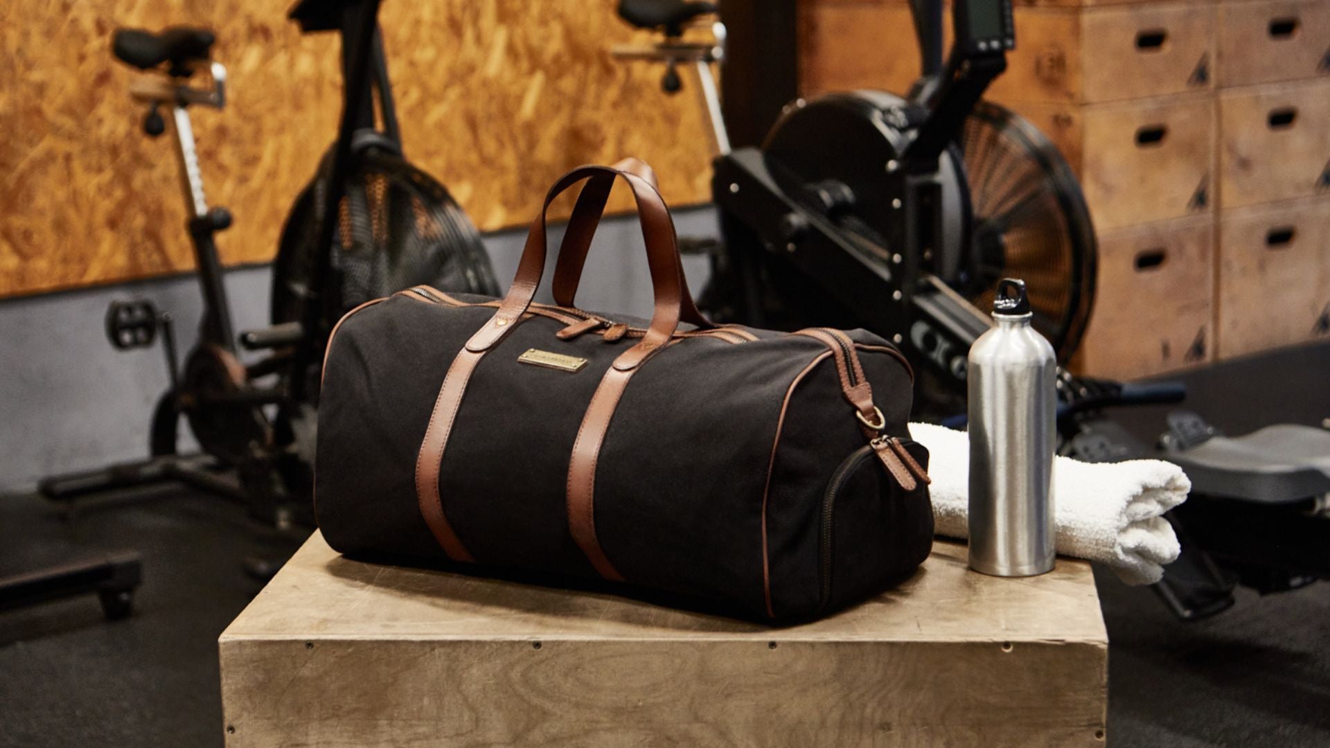 Handbag Reisetasche Fossil Fossil Weekender Damen Fossil Black White Dots Coated Canvas Small