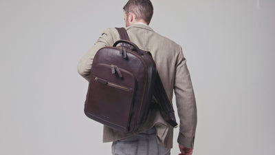 Produktvideo von Leder Laptop Rucksack Frederico  in 16:9